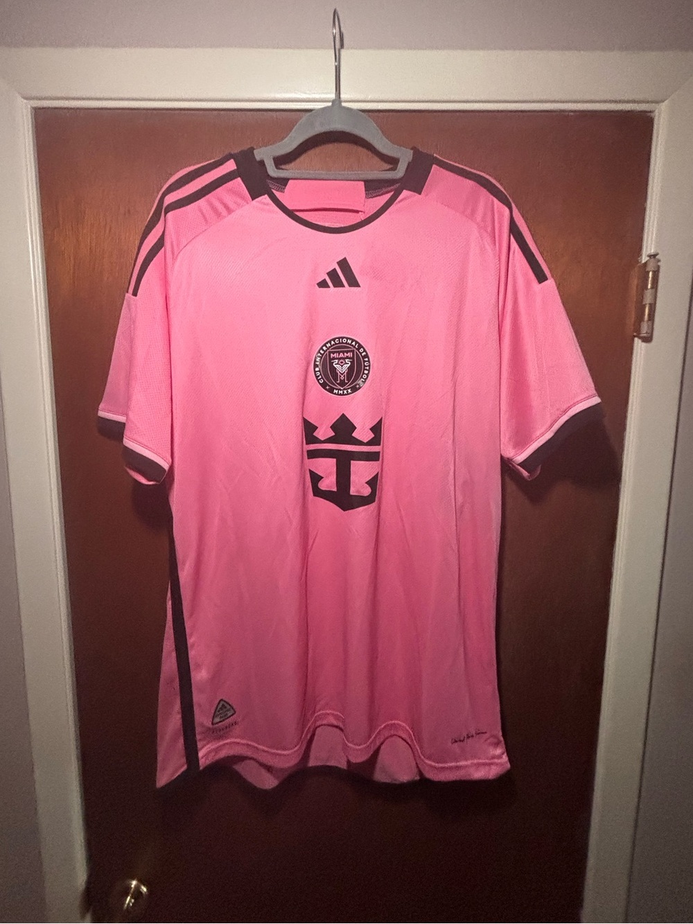 Adidas Lionel Messi Miami FC soccer jersey NWT men’s size XL slim fit pink